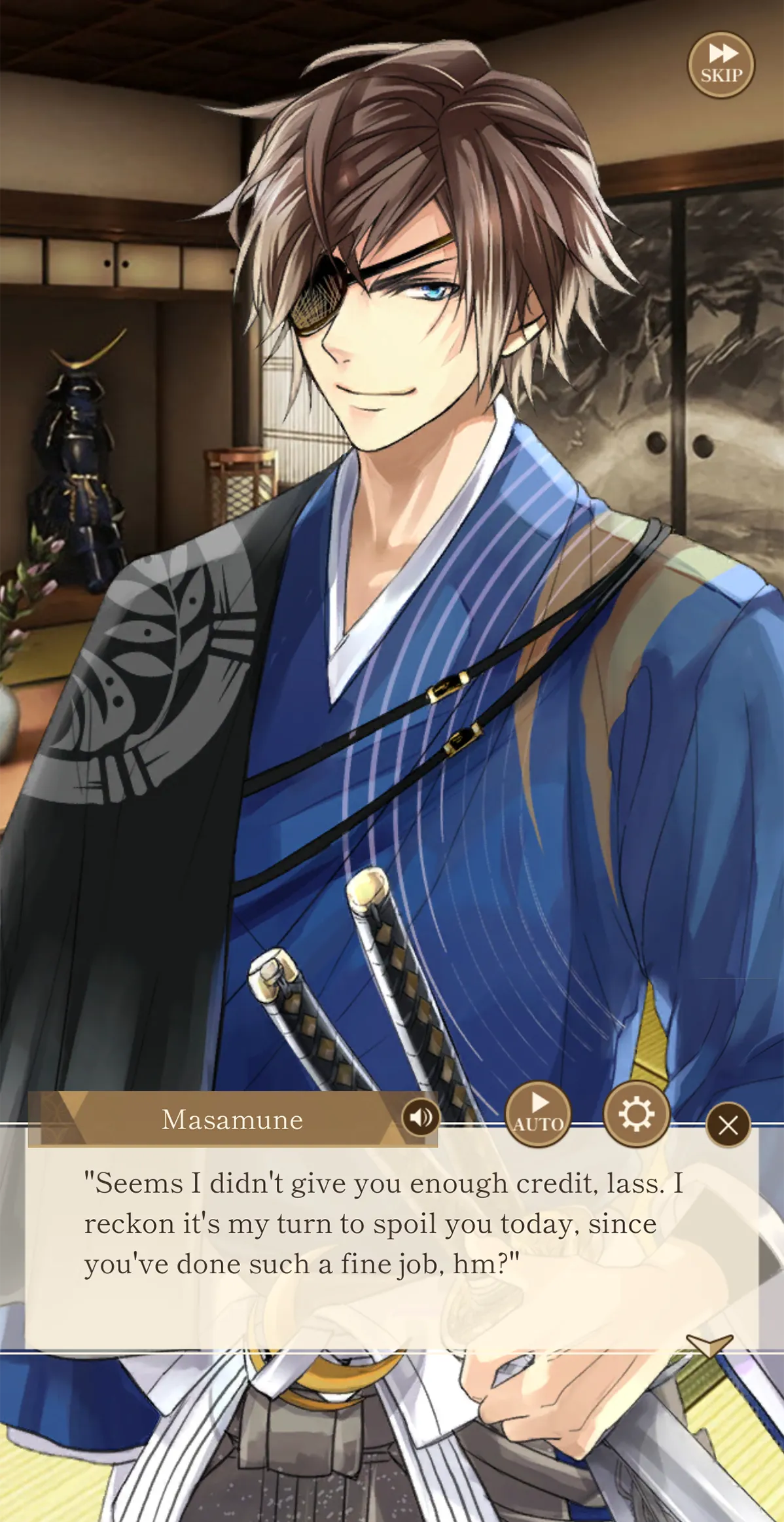 Character interaction screenshot